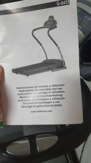 Cinta correr BH G6435 velocidad máxima 12km