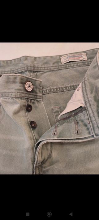 Pantalón corto vaquero verde caqui de Jack & Jones