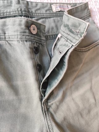 Pantalón corto vaquero verde caqui de Jack & Jones