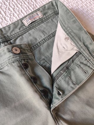 Pantalón corto vaquero verde caqui de Jack & Jones