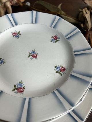 Set de postre loza francesa Sarreguemines