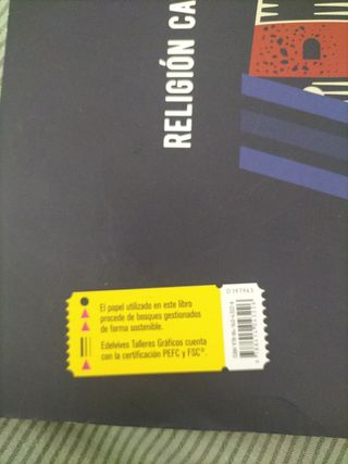 Libro religión católica 2° de la eso.