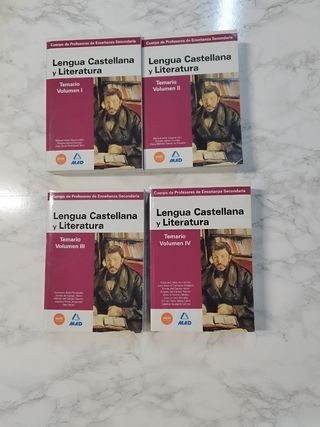 Libros oposiciones lengua y literatura