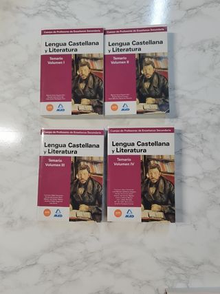 Libros oposiciones lengua y literatura
