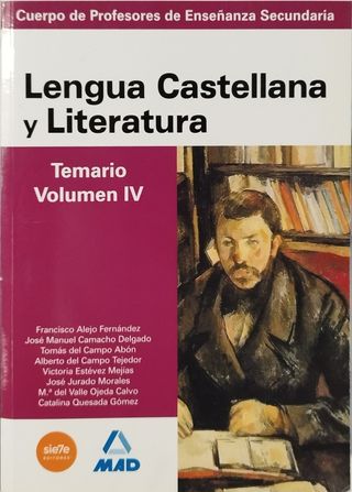 Libros oposiciones lengua y literatura