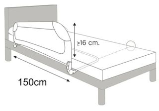 Barrera seguridad bebe olmitos  150cm