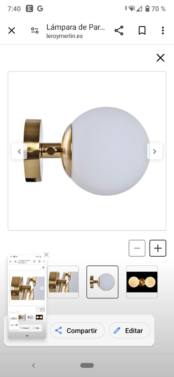 LAMPARA,APLIQUE DE PARED DKD HOME DECOR