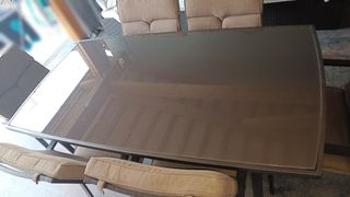 Jardín. Conjunto mesa y 6 sillas