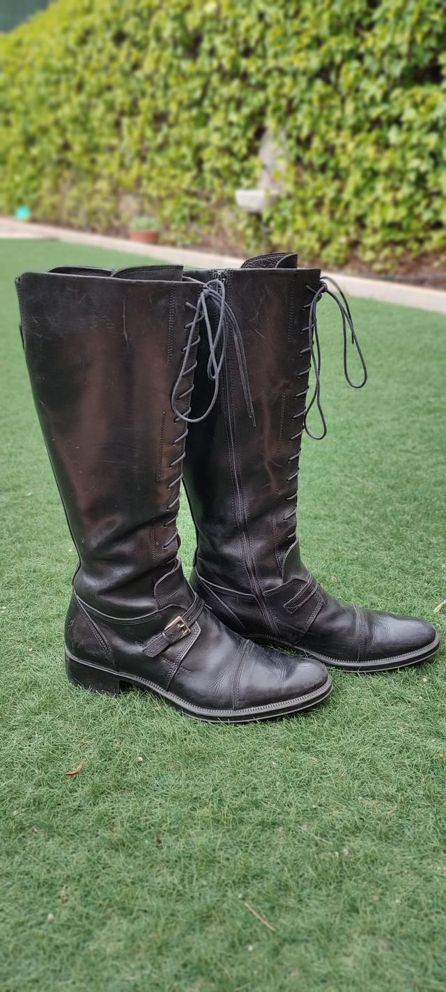 Botas Lurueña piel caña alta