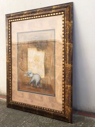 Cuadros elefante y jirafa