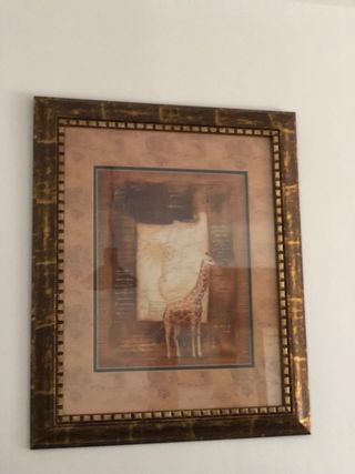 Cuadros elefante y jirafa