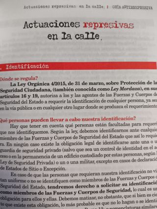 GUIA LUCHA ANTIREPRESIVA SINDICAL Y SOCIAL. CGT.