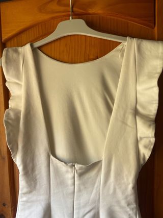 vestido blanco de lycra