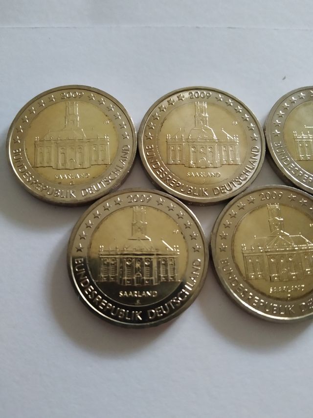 Lote monedas 2€ Alemania 2009