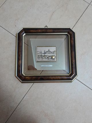Quadro in argento, vetro