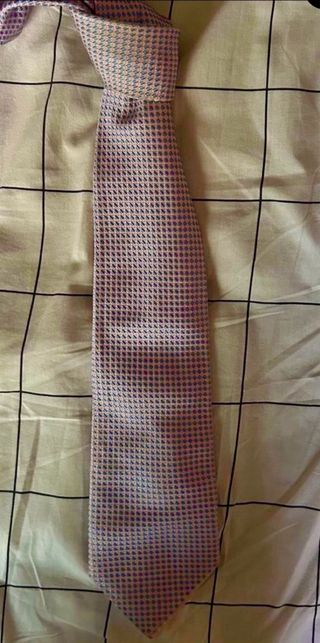 Corbata rosa y azul de Richel