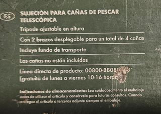 Sujeción para cañas de pescar 