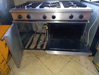 Cocina gas 6 fuegos y horno 