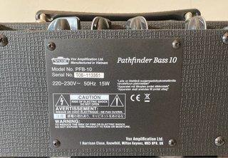 AMPLIFICADOR VOX PATHFINDER 10 BASS