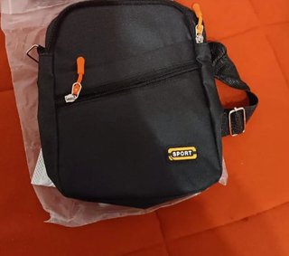 Bandolera hombre negra