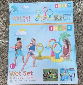 Juego lanzamiento discos volantes