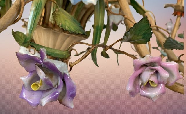 LAMPADARIO VINTAGE - Porcellana di Capodimonte