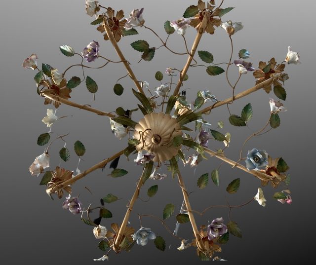 LAMPADARIO VINTAGE - Porcellana di Capodimonte