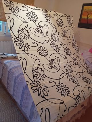 Estores de lino dos unidades 150x180