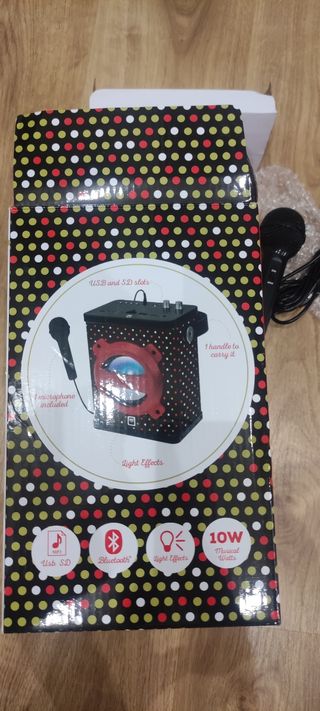 Karaoke portátil bluetooth