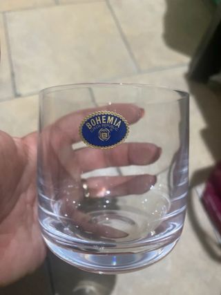 Bicchieri in cristallo boemia