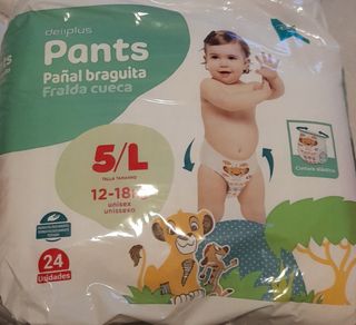 Pañales braguita talla 5 24 unidades