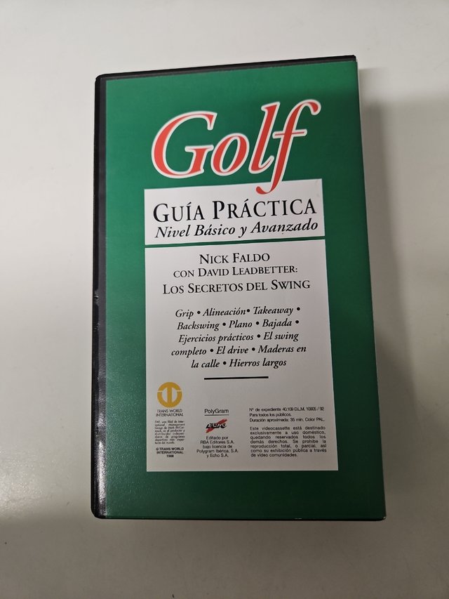 Pack fan del golf VHS