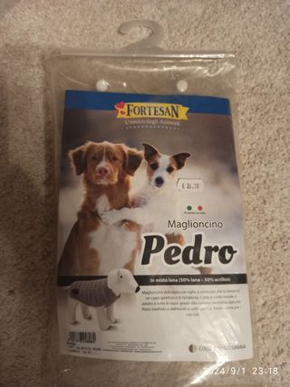 Maglioncino pettorina per cani - taglia unica