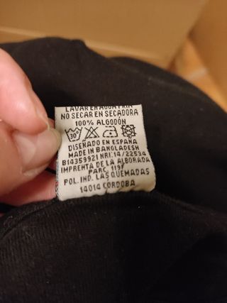 Blusa negra de El Corte Inglés