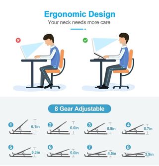 Soporte para portátiles Ergonómico  Ajustable 