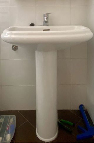 Lavabo Roca modelo Dama (con pie) ULTIMO PRECIO 
