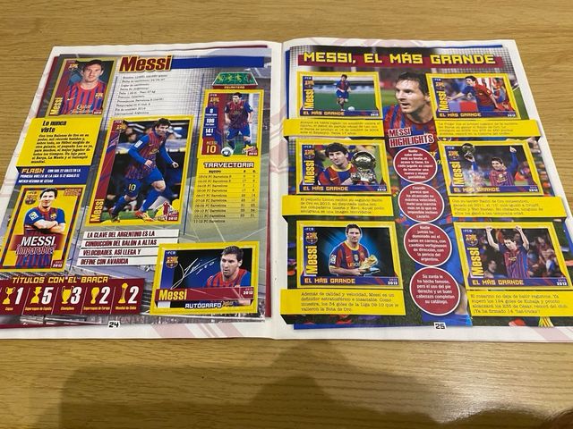 Colección completa cromos FC Barcelona 2011-2012