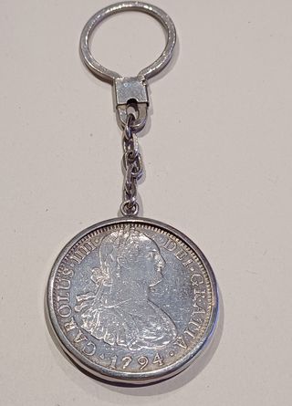 Carlos III 8 Reales Colonial Plata 1794 