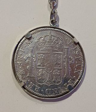 Carlos III 8 Reales Colonial Plata 1794 