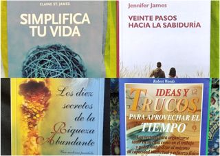 Lote 4 libros de autoayuda