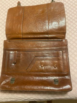 Cartera portadocumentos cuero