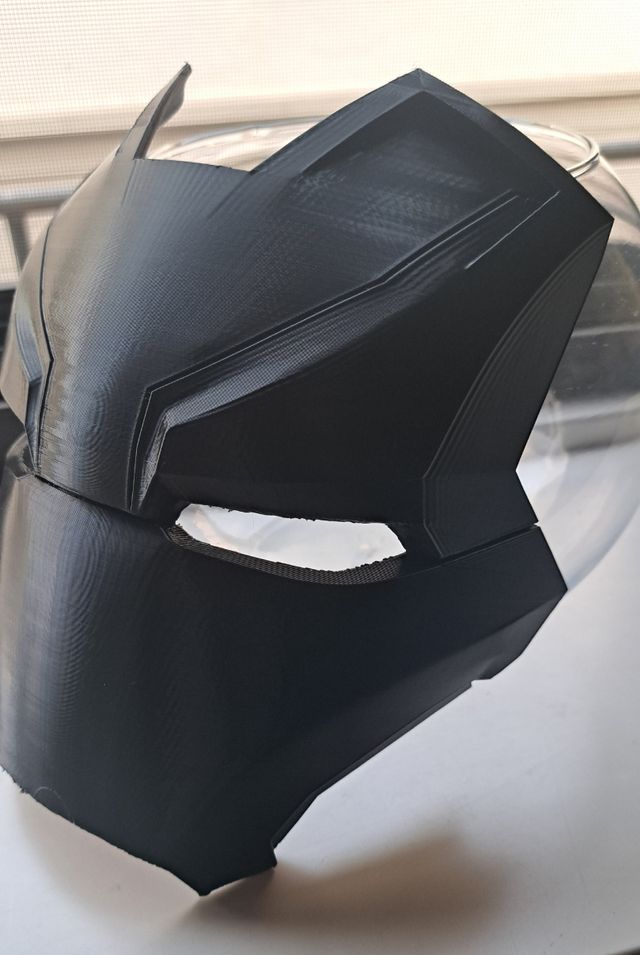 Iron man mark 42 face plate stampa 3d scala 1:1