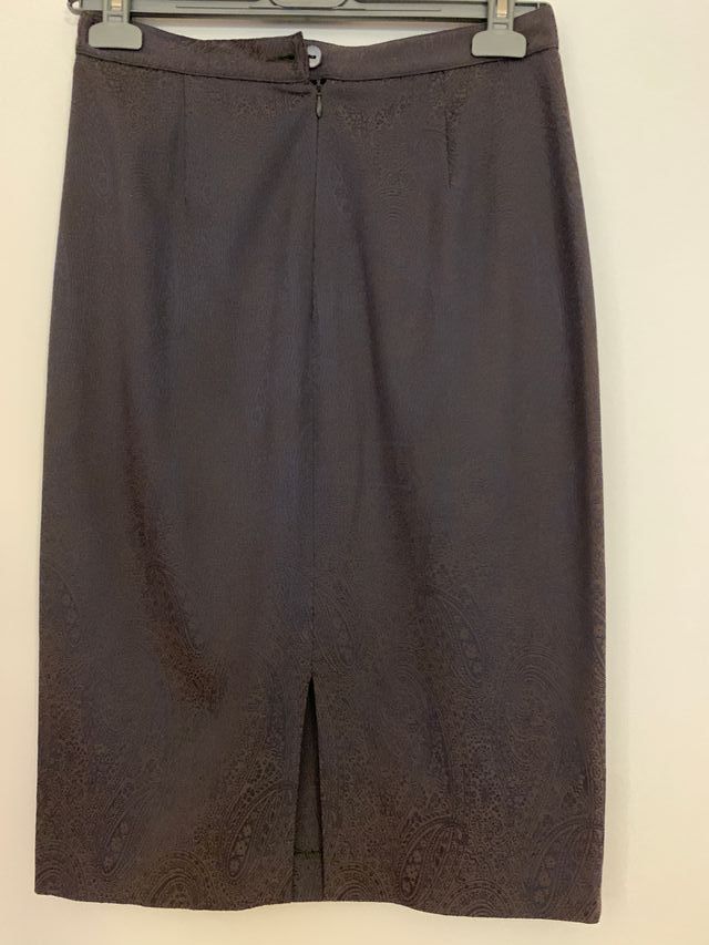 Gonna a tubo grigio piombo Roberta Scarpa tg 42