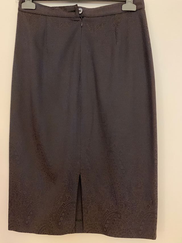 Gonna a tubo grigio piombo Roberta Scarpa tg 42