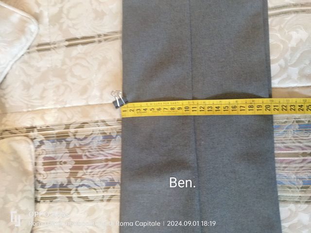 Pantalone uomo grigio Benetton tg 46 ITALIA