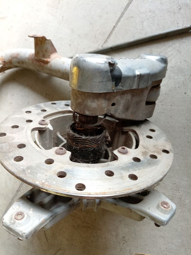 Forcella piaggio vespa px 125 150 disco