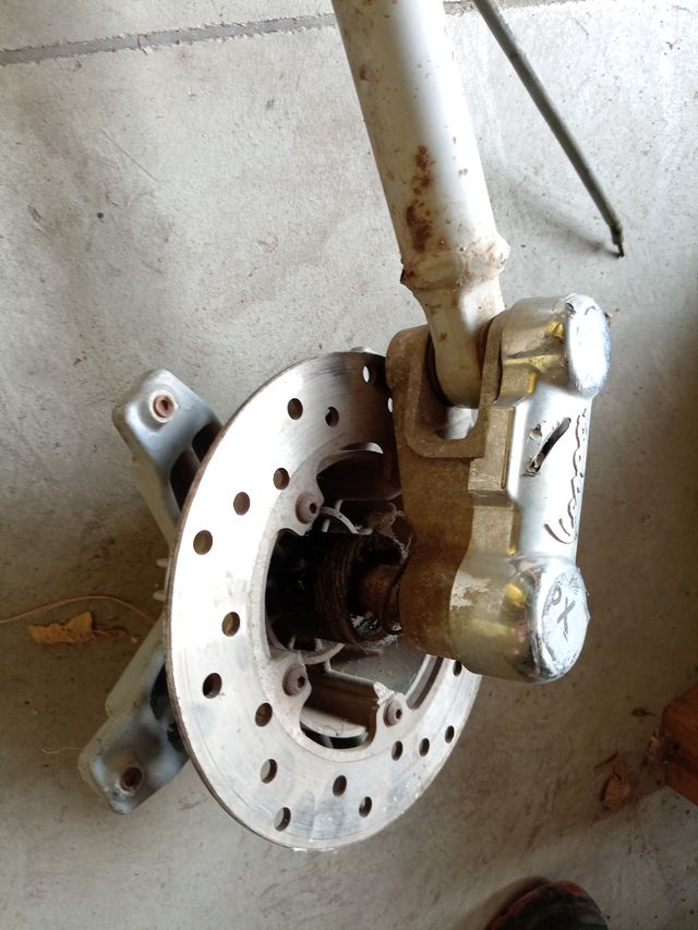 Forcella piaggio vespa px 125 150 disco