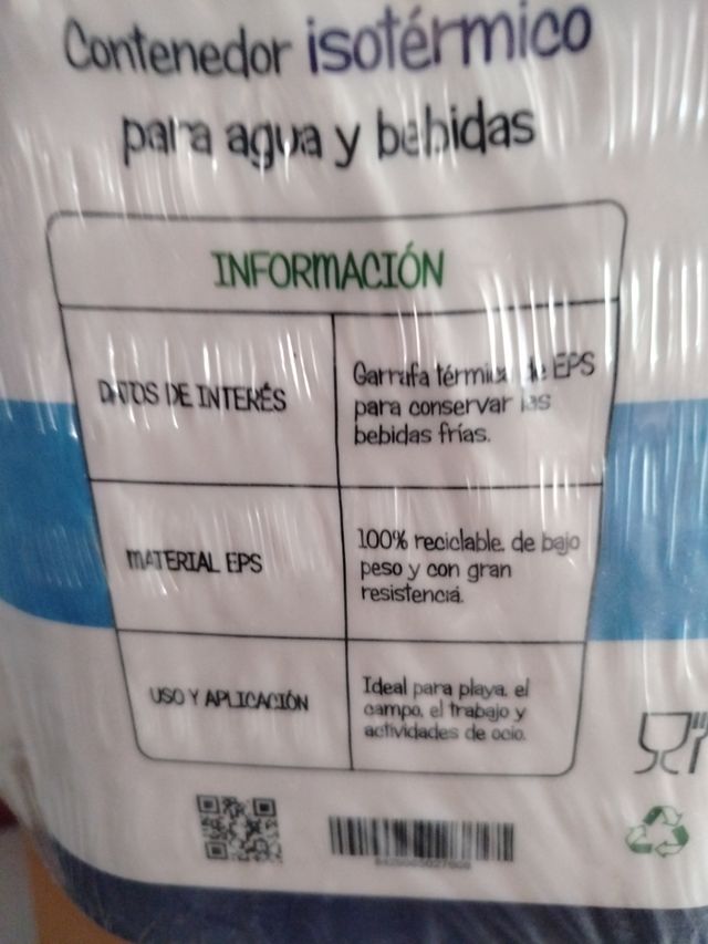 Botella agua de colcho