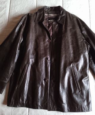Abrigo de piel vintage XXL 