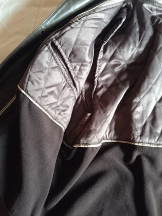 Abrigo de piel vintage XXL 